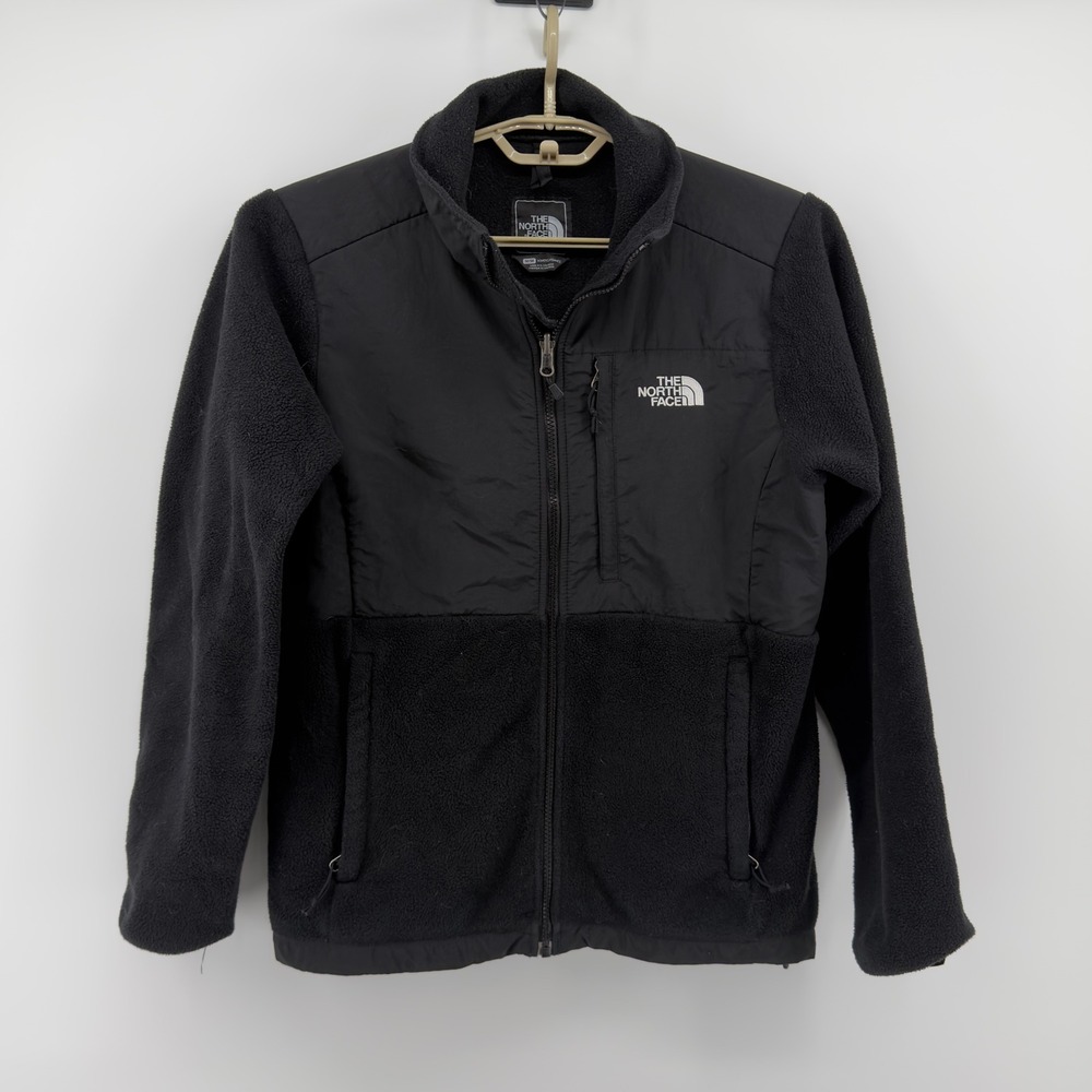 The North Face Denali Polartec Fleece Jacket Black Womens Medium ANLP F11 14157